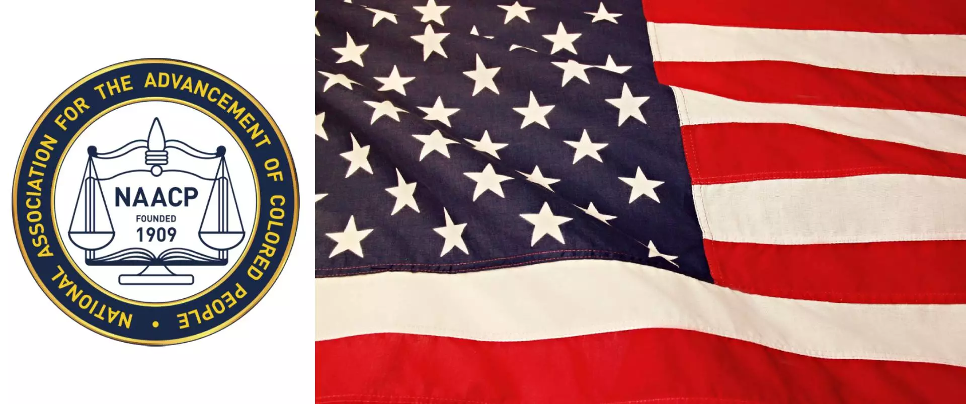 A close up of an american flag with the seal of the us department of veterans affairs